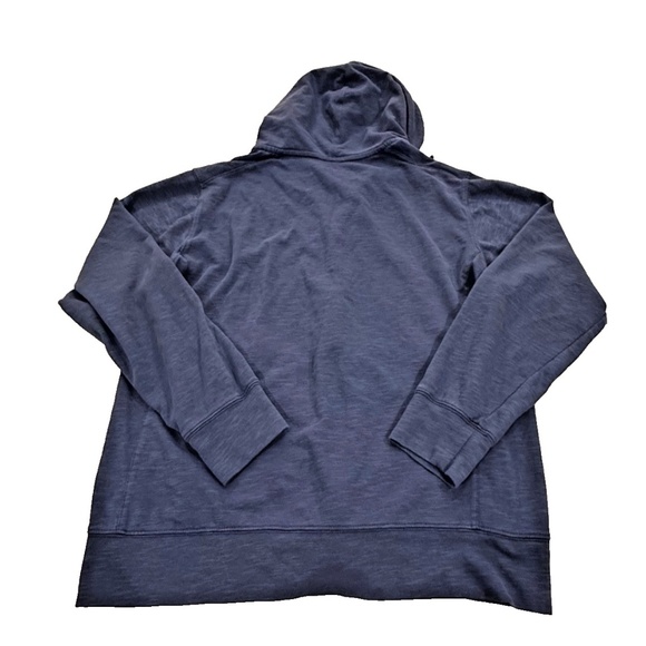 Uniqlo AIRism Hoodie Size Large Blue UV Protection Full Zip Stay Dry Cooling - Picture 6 of 7